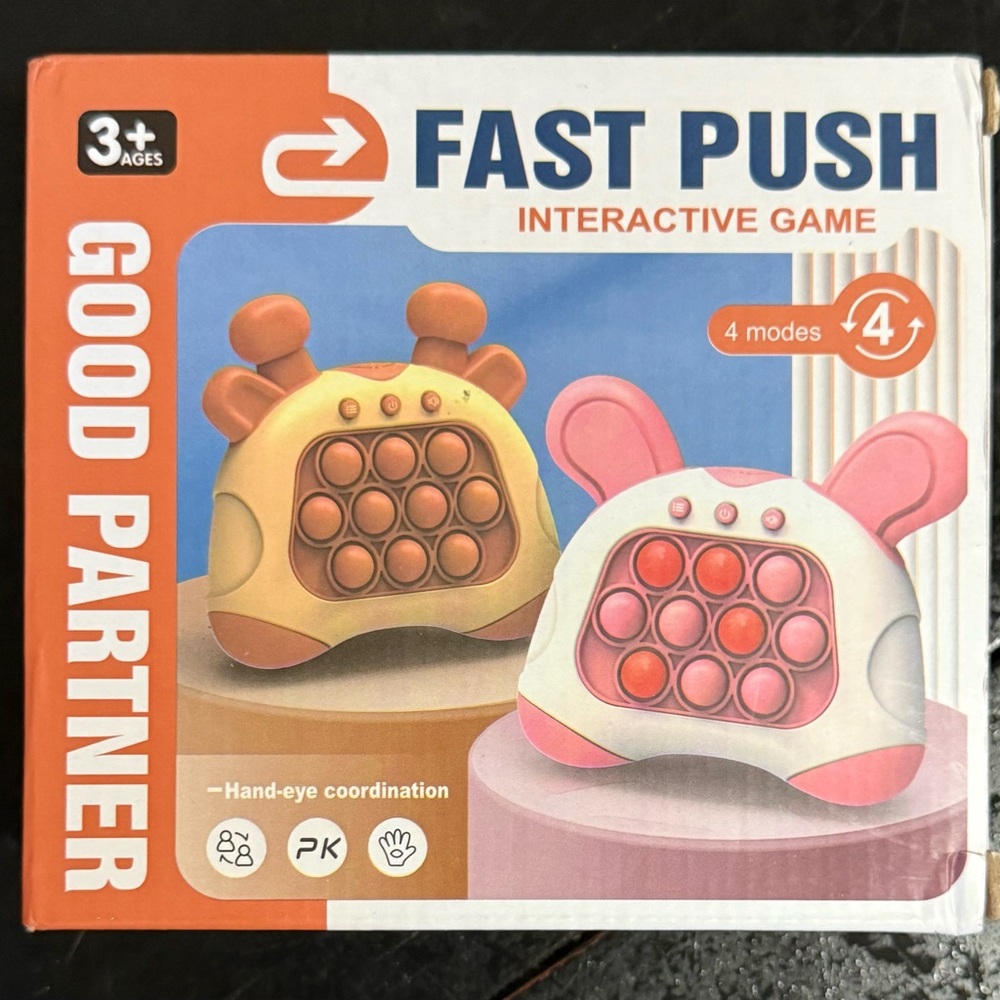 Fast Push Interactive Game for Kids- hand-eye coordination